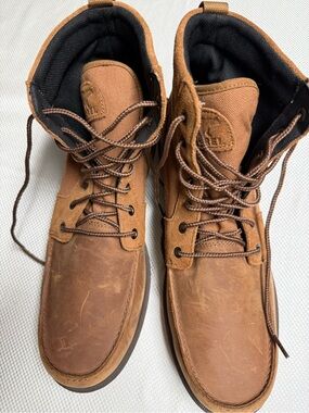 Sorel Men's Tan/Brown Leather Lace-Up Boots